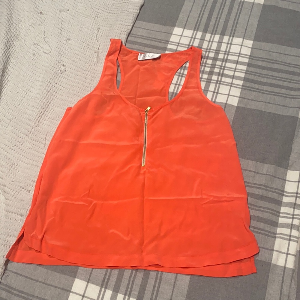 A.L.C. 100% silk woman tank top